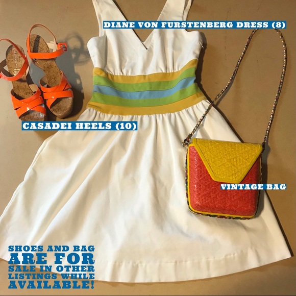 DIANE VON FURSTENBERG "ROSSA" FIT & FLARE DRESS - Picture 7 of 15